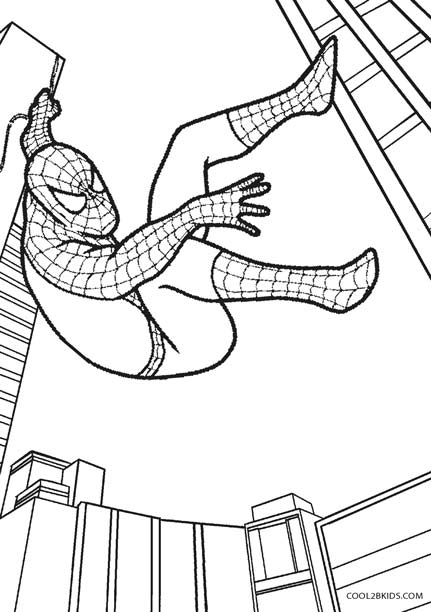 431x612 Printable Spiderman Coloring Pages For Kids Cool2bkids