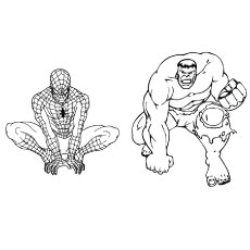 Spiderman Car Coloring Pages
