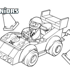 268x268 Lego 10665 Spider Man Spider Car Pursuit 1 Coloring Sheet