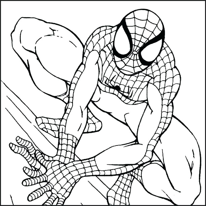 856x856 Spiderman Cartoon Coloring Pages Cartoon Coloring Pages Cartoon