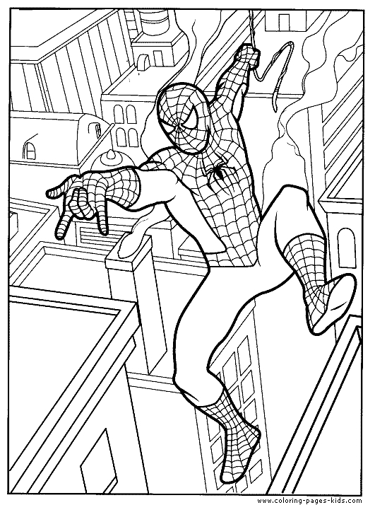 531x714 Spiderman Cartoon Coloring Spider Man Color Page Cartoon