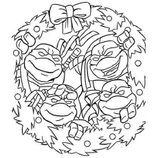 Spiderman Christmas Coloring Pages