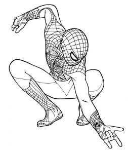 253x300 Spiderman Coloring Sheets Colorings' World