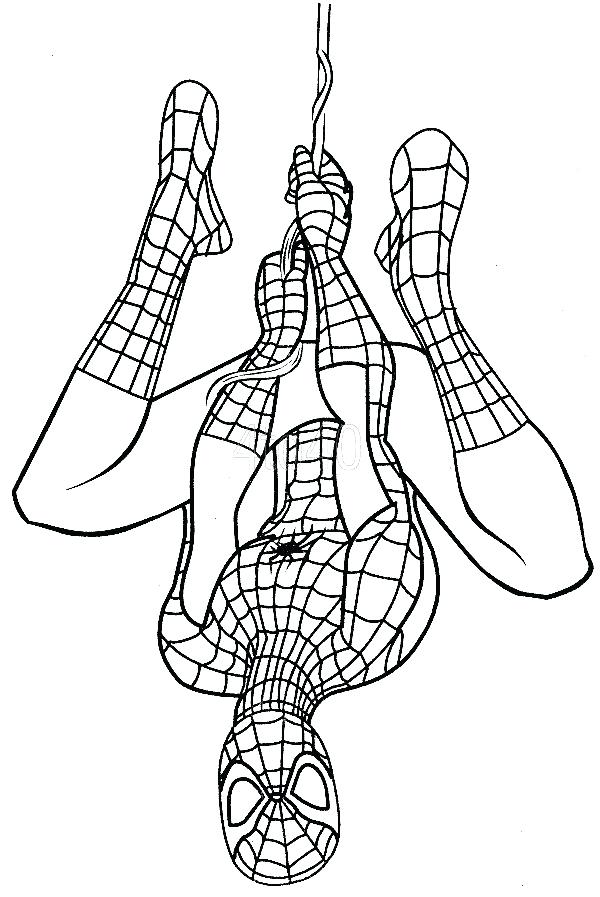600x897 Spiderman Coloring Pages For Kids