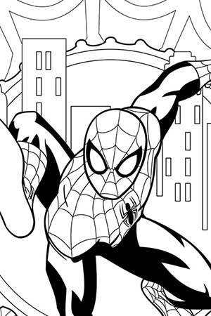 300x450 Spiderman Coloring Pages For Toddlers
