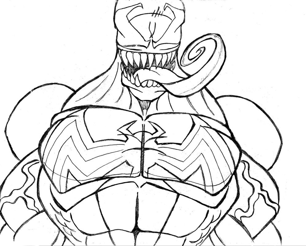 997x802 Free Printable Venom Coloring Pages For Kids