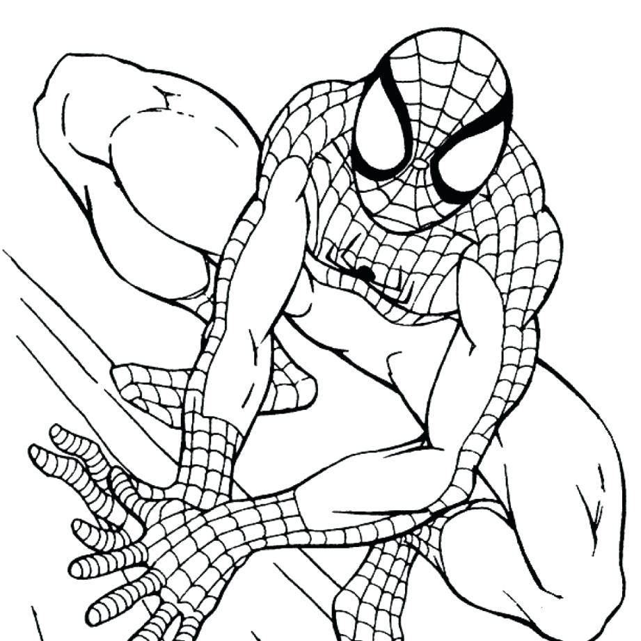 921x921 Coloring Pages Spiderman Coloring Pages. Black Spiderman Coloring