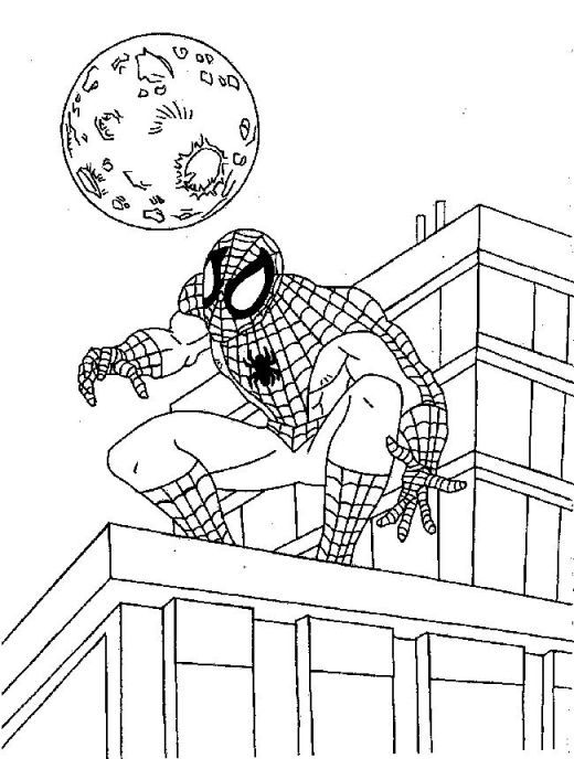 520x688 Spiderman Coloring Pages Pdf Kid Crafts Spiderman