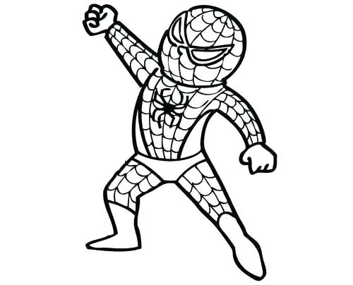 500x404 Spiderman Coloring Page Coloring Pages In Good Print Image