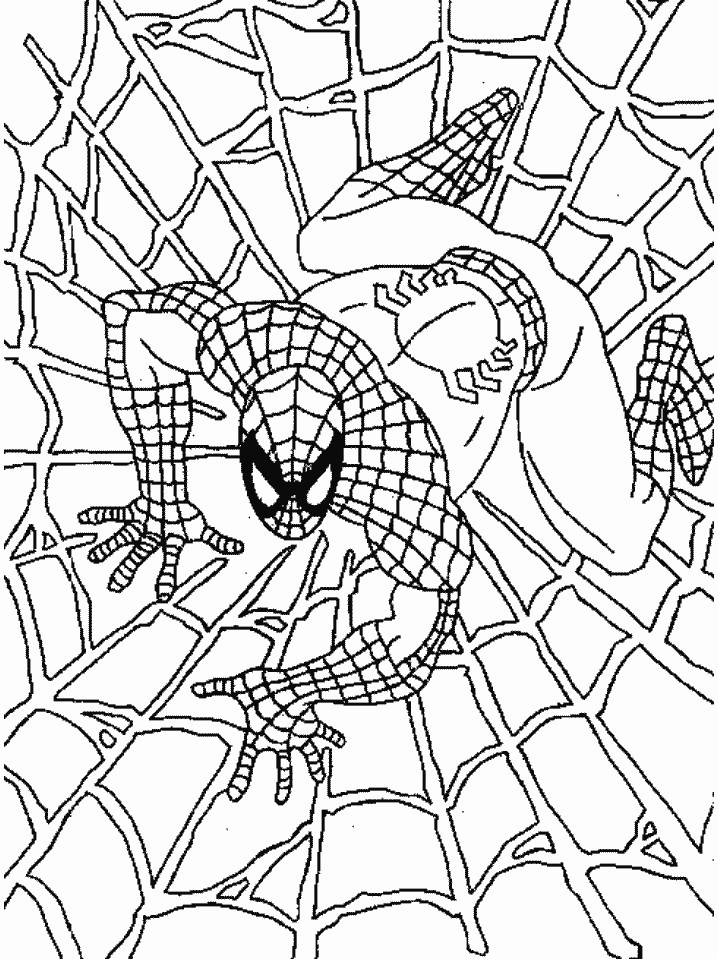 718x959 Free Printable Spiderman Coloring Pages For Kids