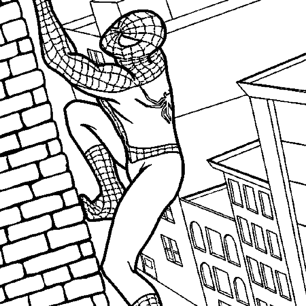 1000x1000 Interesting Spider Man Images Print Download Spiderman Coloring