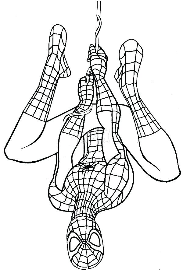 600x897 Spider Man Coloring