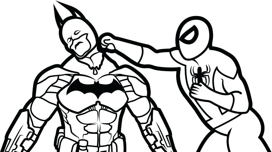 948x533 Spiderman Batman Face To Face Coloring Pages Zahlkarte.site