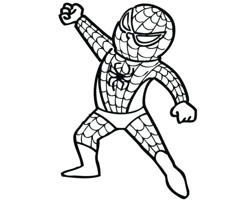 500x404 Astonishing Decoration Spiderman Coloring Pages The Head Of Spider