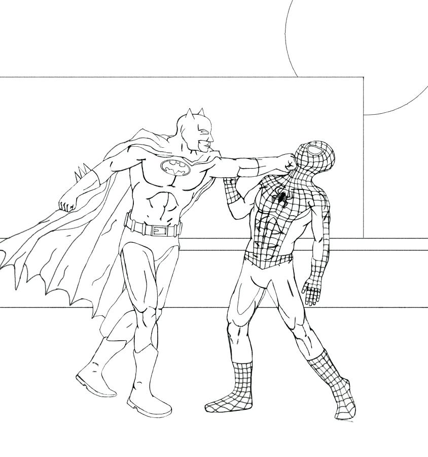 844x900 Spiderman Color Page Pictures For Coloring Colouring Pages