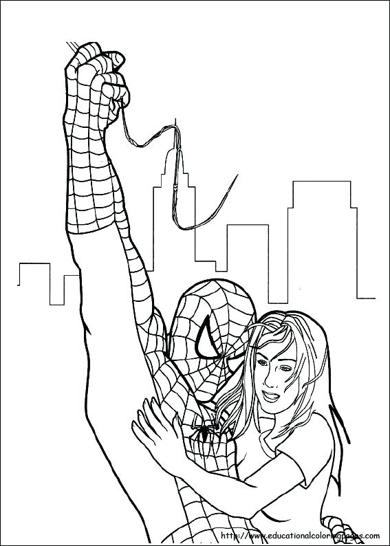 567x794 Coloring Pages Spiderman Homecoming Kids Coloring Villains