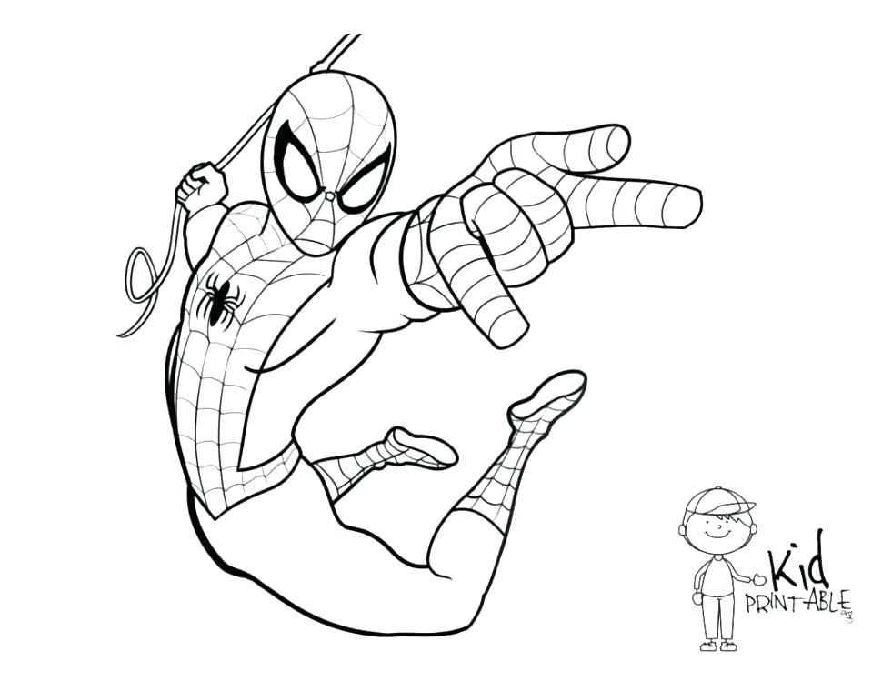 970x749 Spiderman Color Page Ultimate Spider Man Coloring Pages Spider Man