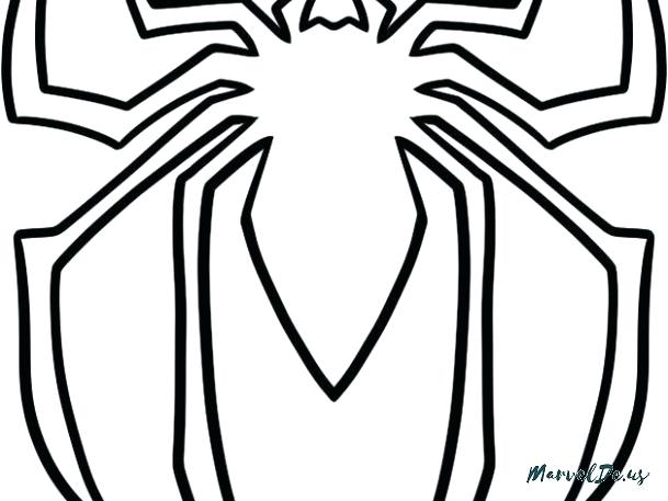 609x457 Spiderman Logo Coloring Pages Spider Man Trinket By Superhero