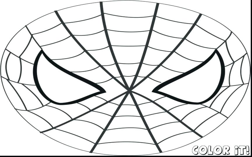 863x539 Mardi Gras Masks Coloring Pages Fabulous Spider Man Mask Template