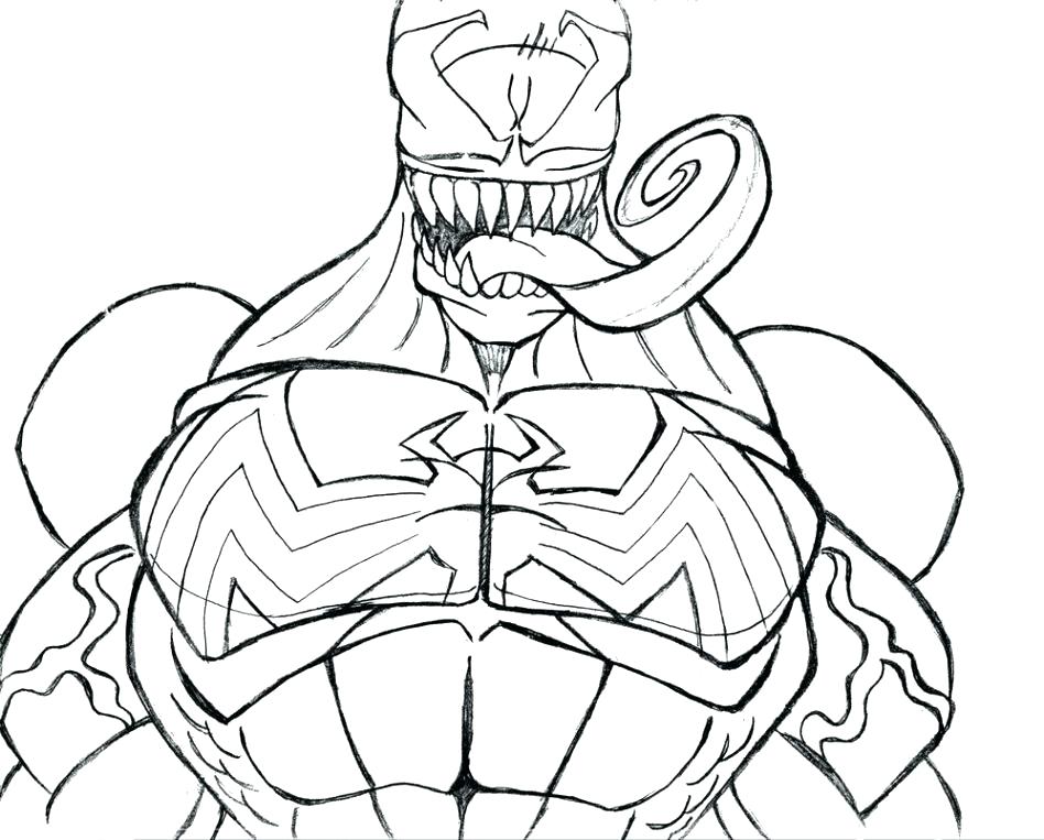 948x763 Spiderman And Venom Coloring Pages Venom Coloring Pages Large Size