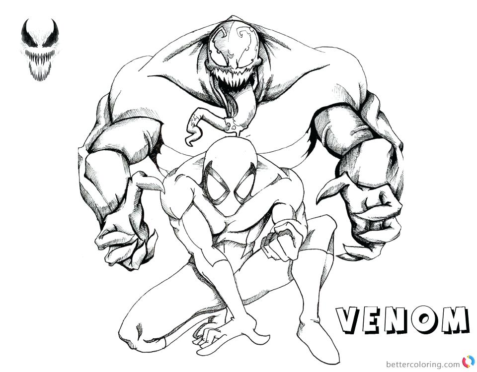 960x750 Spiderman Venom Coloring Pages Download This Coloring Page