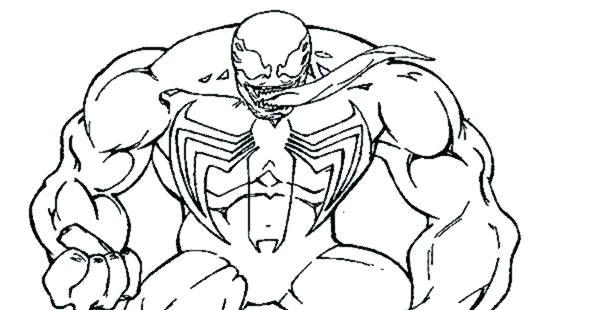 590x310 Spiderman Vs Venom Coloring Pages
