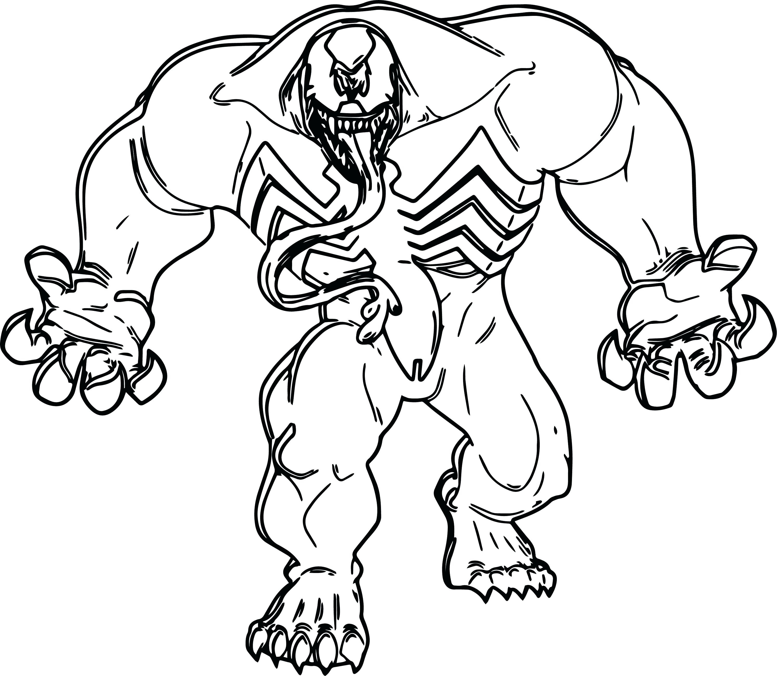 2990x2599 Free Printable Venom Coloring Pages For Kids Amazing Page Acpra