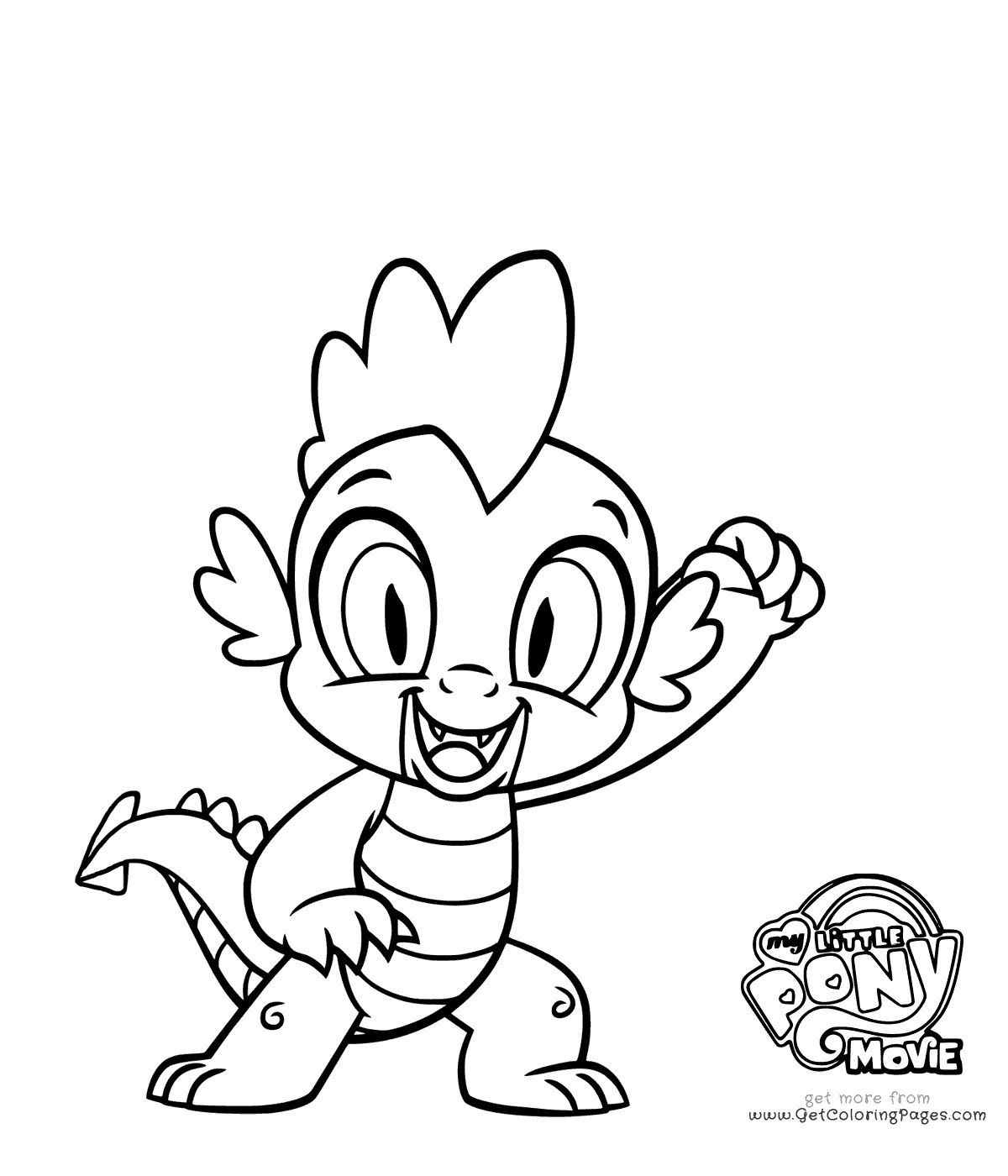 1200x1400 My Little Pony Movie 2017 Coloring Pages Spike