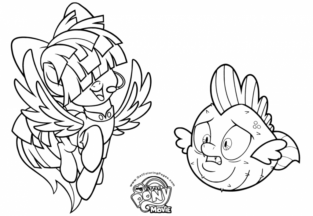 1024x708 Printable My Little Pony The Movie 2017 Coloring Pages