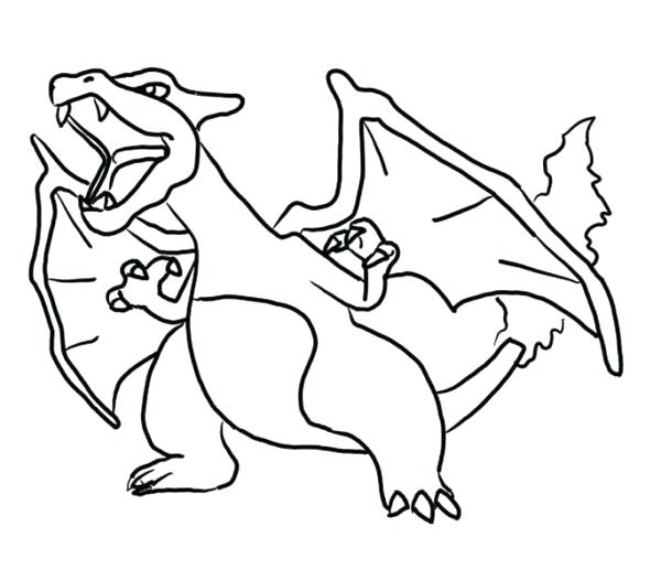 600x526 Pokemon Coloring Pages Charizard Coloring Page Young Spike