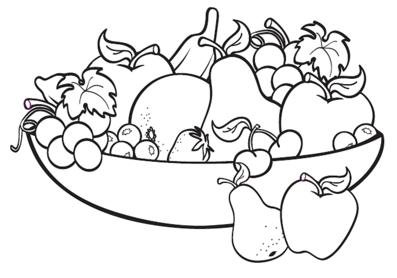 1308x918 Awesome Fruit Salad Coloring Pages Design Printable Coloring Sheet