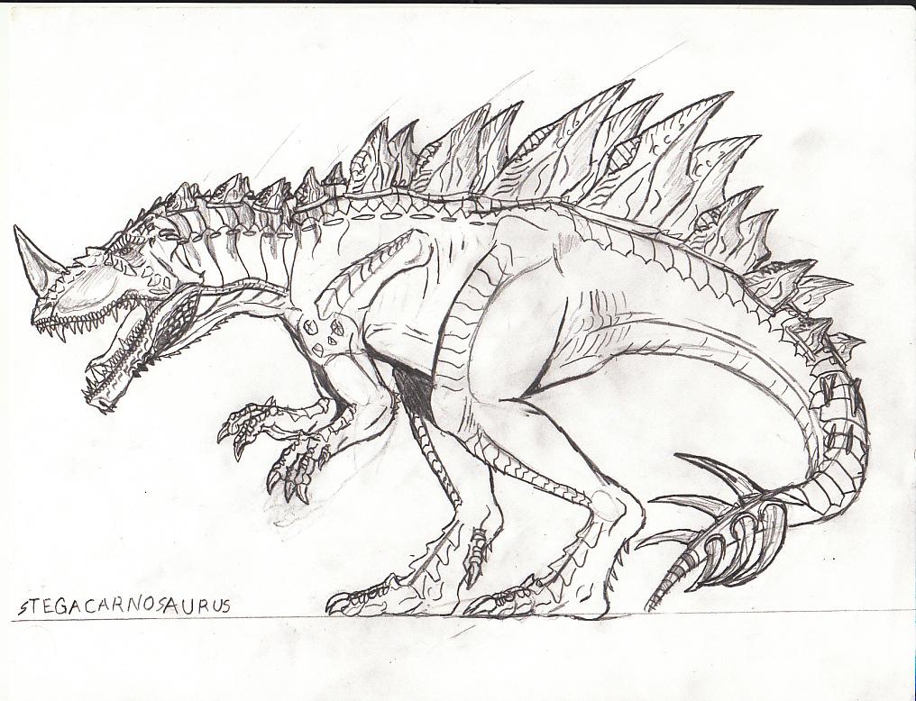 1016x778 Spinosaurus Coloring Page