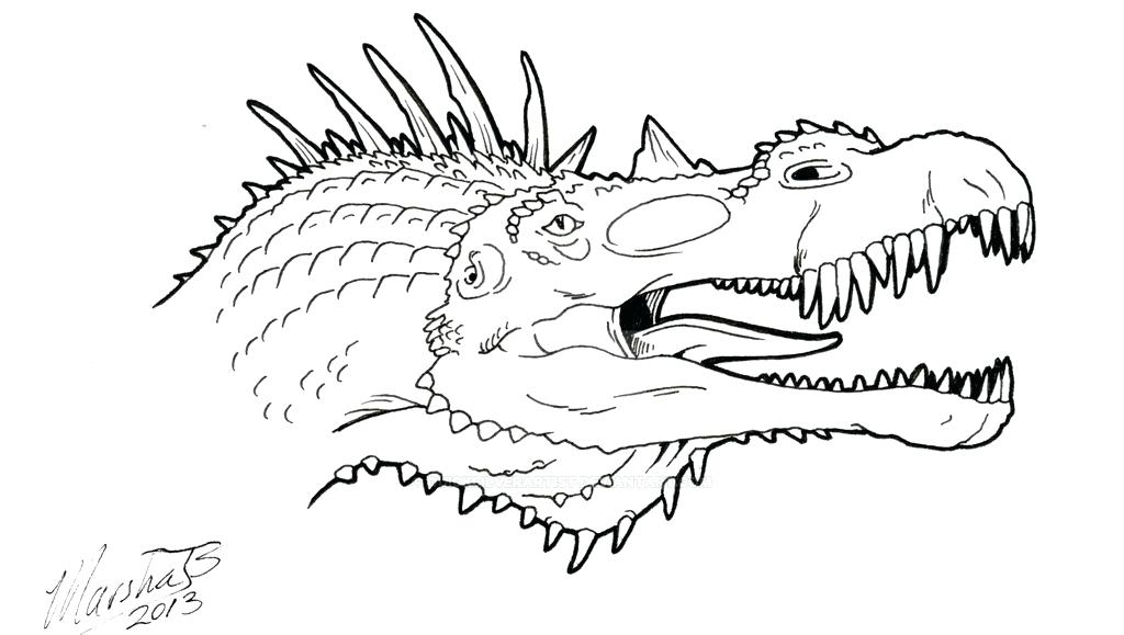 1024x579 Jurassic Park Coloring Pages Spinosaurus Page Dinosaur My Land
