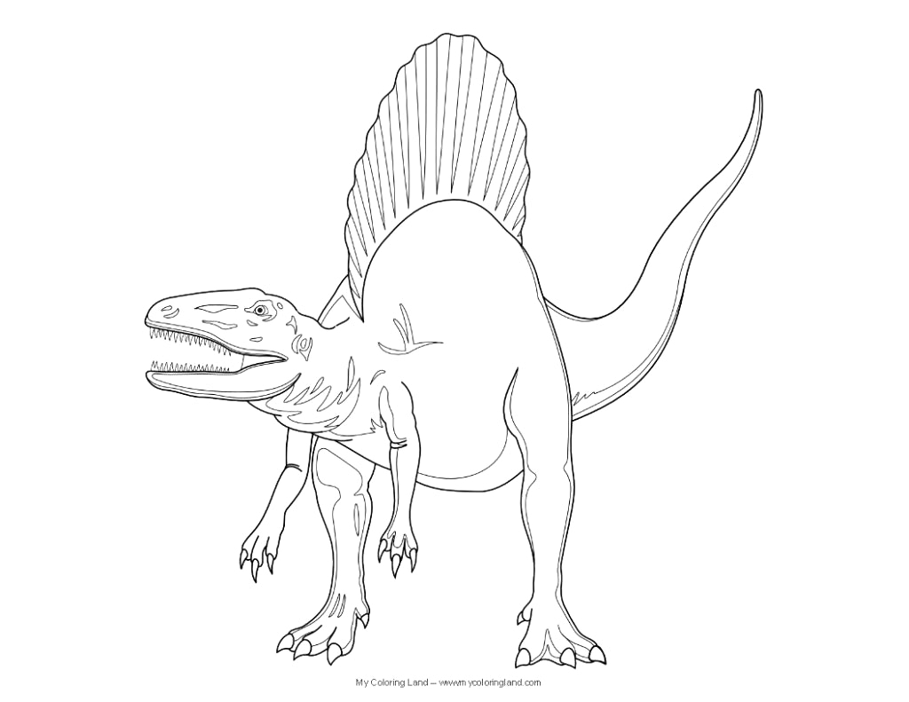 1024x791 Spinosaurus Coloring Pages Spinosaurus Coloring Pages At Diaet Me