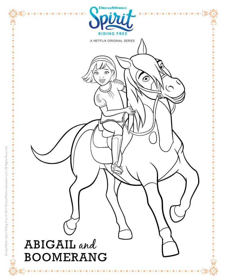 Spirit Coloring Pages