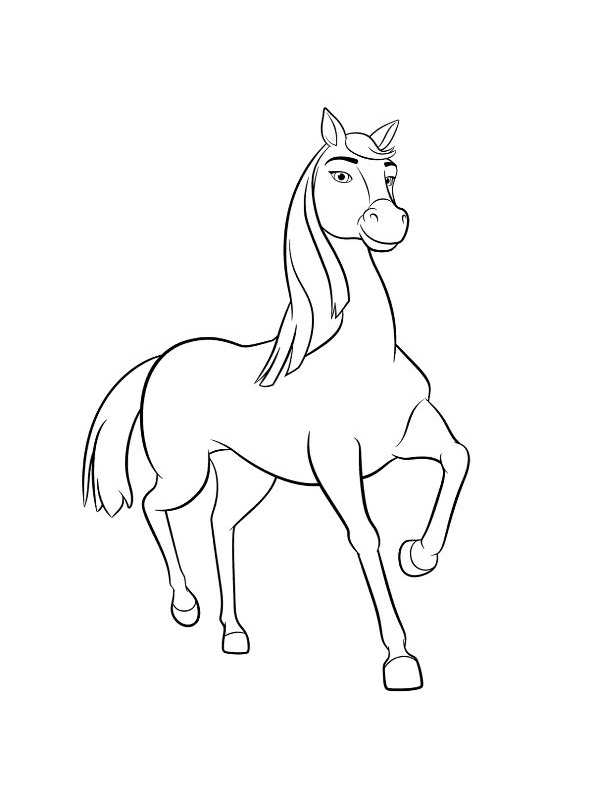 595x800 Kids N 16 Coloring Pages Of Spirit Riding Free