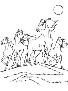 236x314 Spirit The Horse To Print Horse, Drawings
