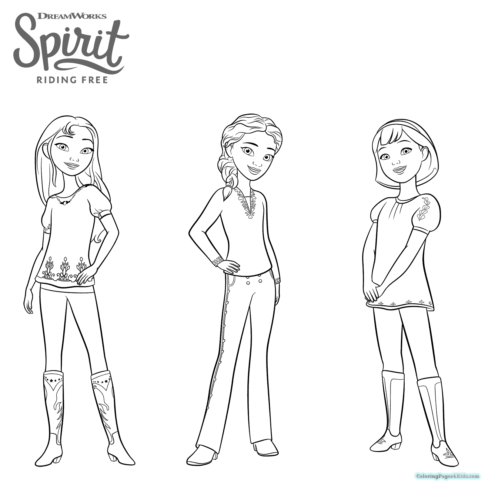 1600x1600 Spirit Riding Free Coloring Pages Coloring Pages For Kids Spirit
