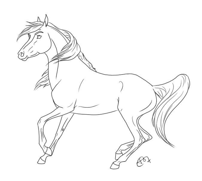 675x605 Spirit And Rain Coloring Stallion Cimarron Pages