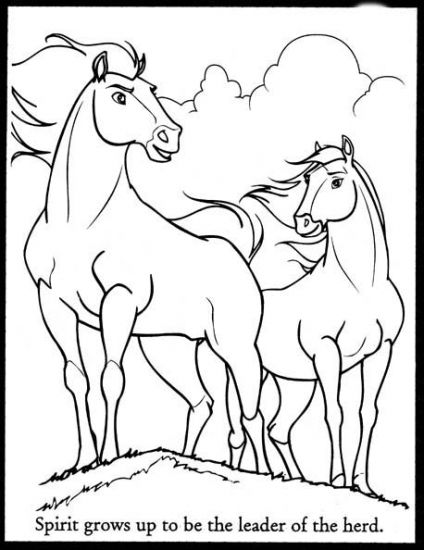 424x550 Spirit Stallion Color Spirit Stallion The Cimarron Coloring