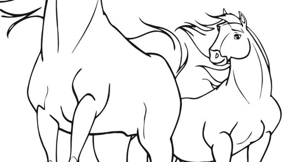 585x329 Spirit Stallion Of The Cimarron Coloring Pages Coloring Book