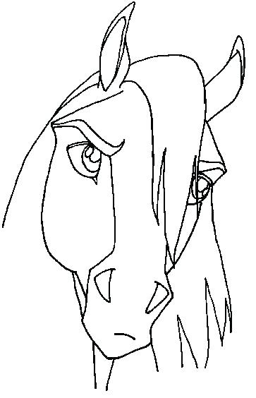 363x564 Stallion Coloring Pages Horse Coloring Pages To Print Spirit