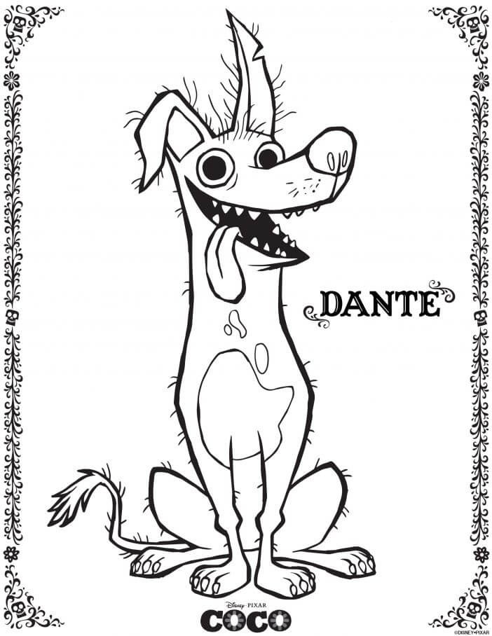 702x908 Printable Disney Coco Coloring Pages