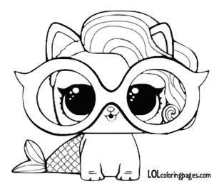 300x262 Splash Meow Maid Coloring Page Lol Surprise Doll Coloring Pages