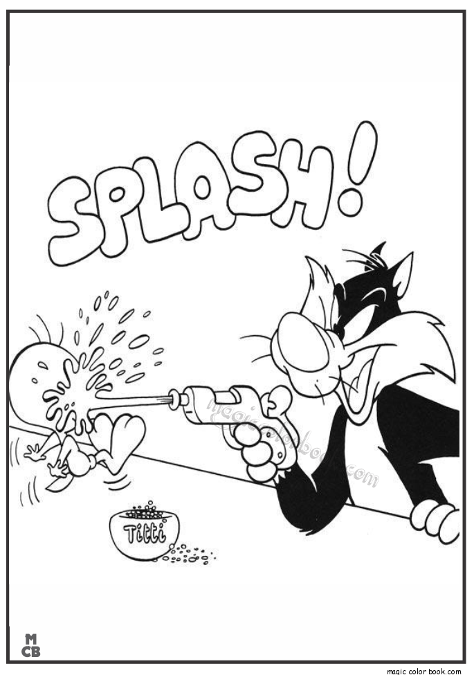 685x975 Tweety Bird Sylvester Coloring Pages Splash