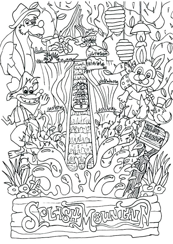 570x804 Coloring Pages Of Mountains Coloring Pages Mountains Mountain
