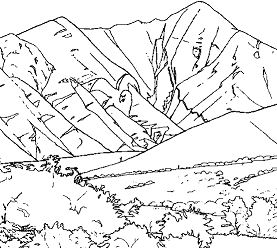 277x248 Splash Mountain Coloring Page
