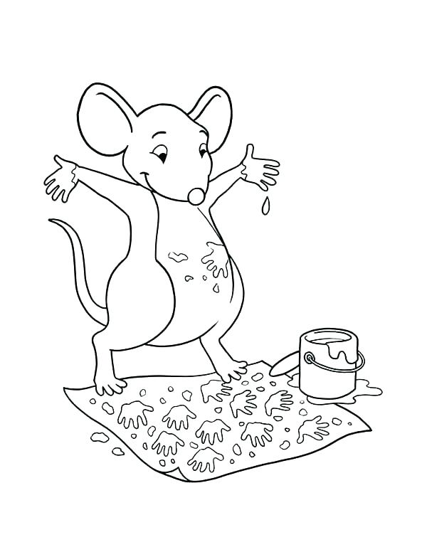 600x776 Paint Coloring Pages A Four Leaf Clover Face Paint Coloring Page