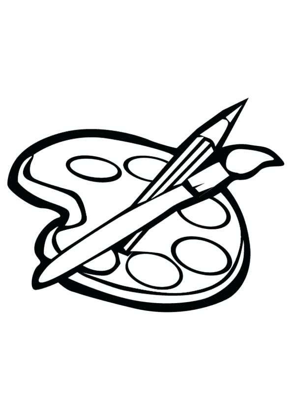 600x851 Paint Coloring Pages Good On Print Download With Splatter