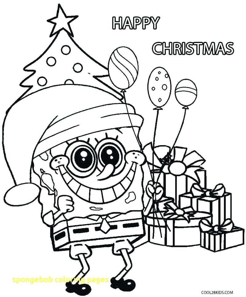Sponge Bob Valentines Coloring Pages